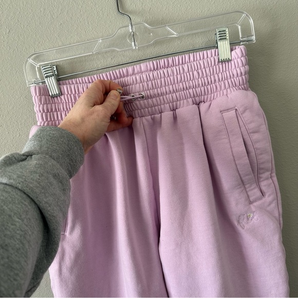 For Love & Lemons Josie Pink/Purple Jogger Sweatpants Lounge Small - Picture 8 of 15